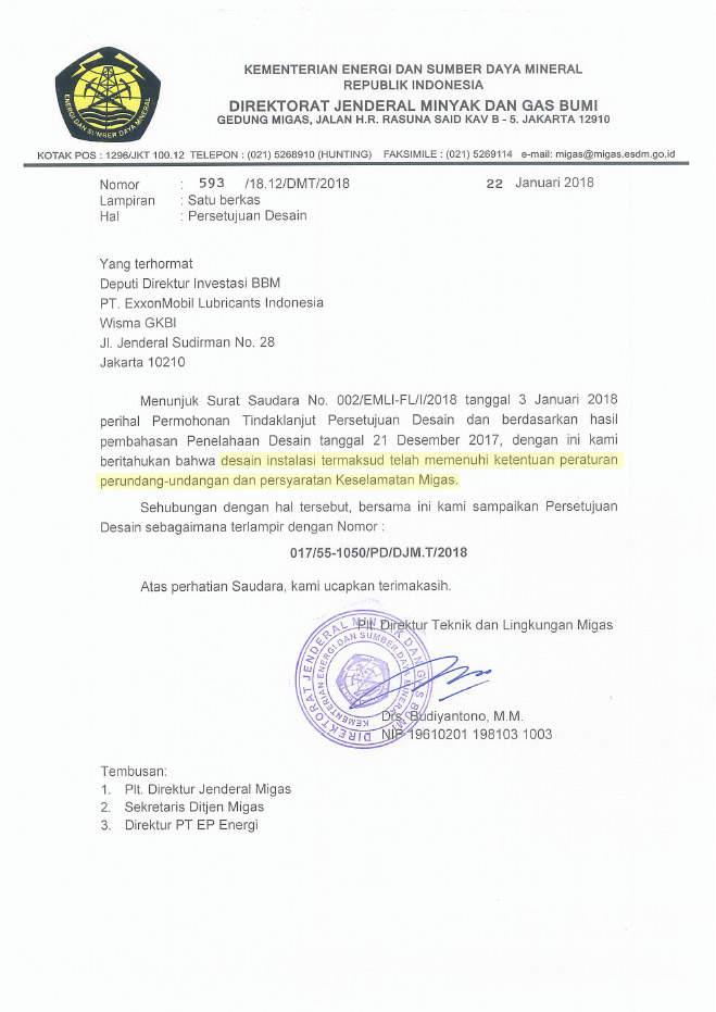 Sertifikasi INDOSTATION 5