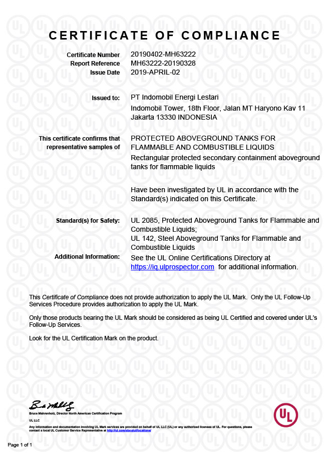 Sertifikasi INDOSTATION 2