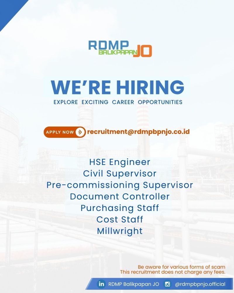Berapa sih gaji bekerja di RDMP Balikpapan JO