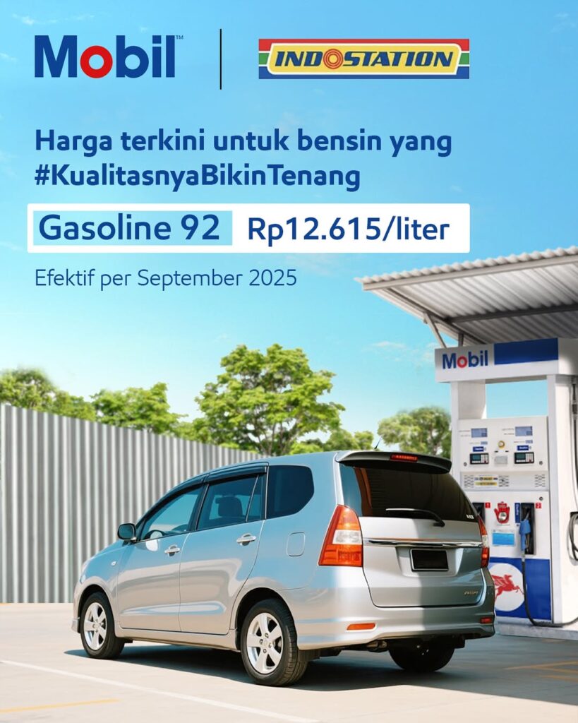 harga bensin terbaru indostation